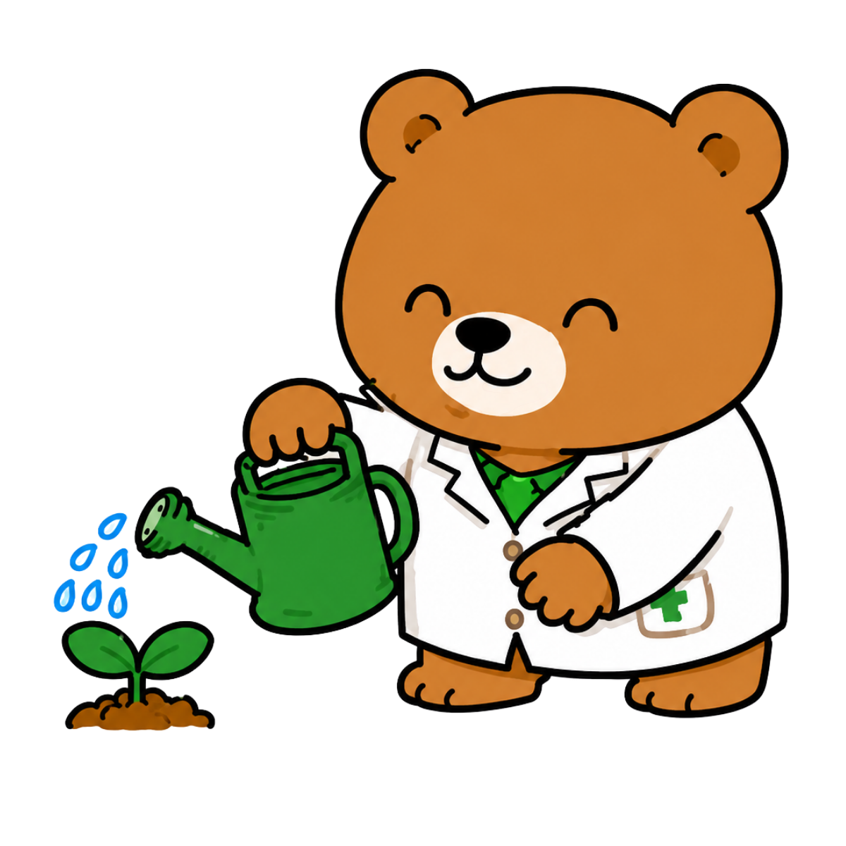 どっしりクマ